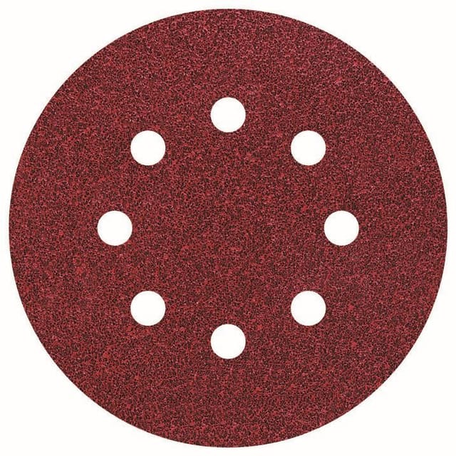 Haftschleifblätter K24 ø 125 mm für Exzenterschleifer 5 Stück für Exzenterschleifer - Wolfcraft
