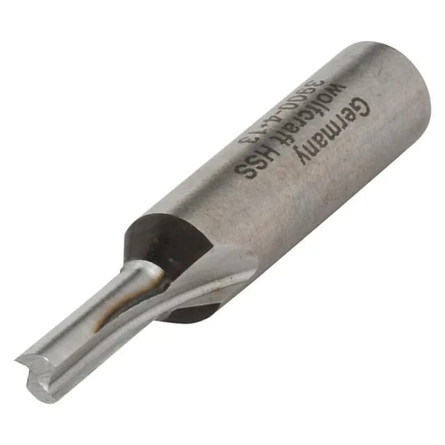 Nutfräser ø 4 x 14 mm hss Schaft 8 mm Nutfräser - Wolfcraft