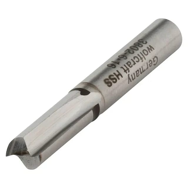 Nutfräser ø 6 x 17 mm hss Schaft 6 mm Nutfräser - Wolfcraft