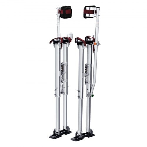 Mophorn - Vevor Aluminiumstelzen Deckenbau 91,4-126,7cm Höhenverstellbar Arbeitsstelzen Trockenbau 103kg Belastbarkeit Malerstelzen 27-29cm Fußgröße Für Malerarbeit Heimdekoration Baumschnitt Elektroarbeit
