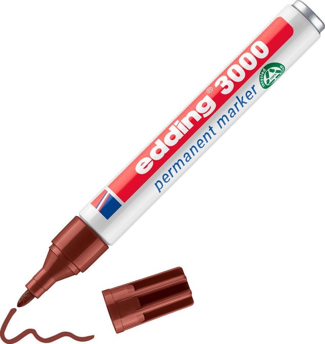 FP - Permanentmarker 3000 1,5-3mm braun 3000 1,5-3mm braun