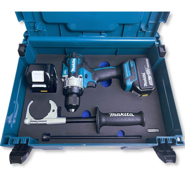 Schaumeinlage Schaumstoffeinlage für Makita Schlagbohrschrauber DHP486 - Schwäble