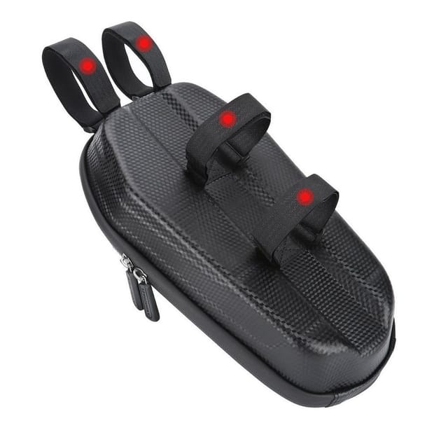 Wozinsky wasserdichte Scooter Lenkertasche 2l Lenkertasche schwarz (WSB3BK)