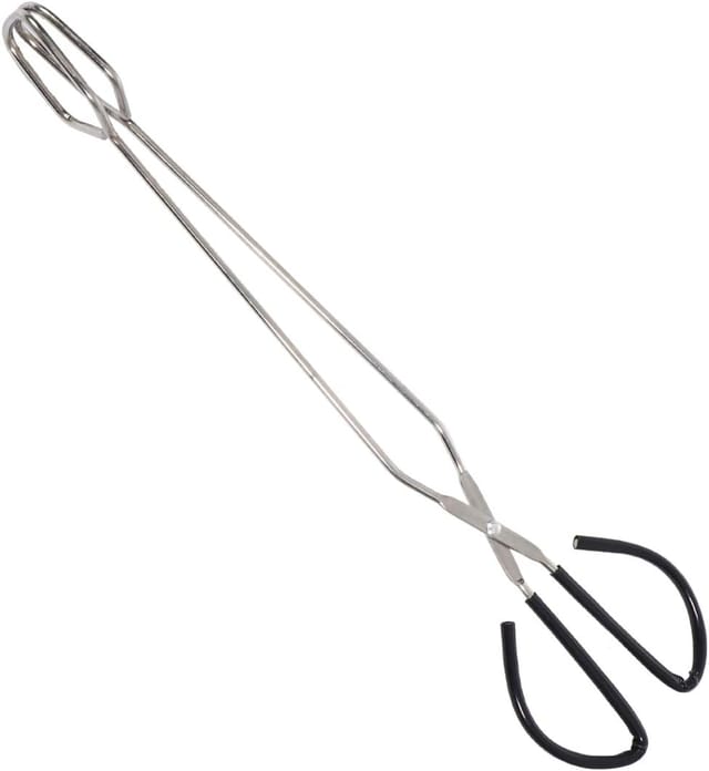 Memkey - Feuerzange Holzkohlezange Edelstahl bbq Grill Holzkohlezange Holzkohlegrill Rechen Grill Chaser Poker Feuerzange Küchenzubehör