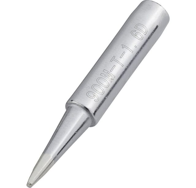 Toolcraft - Lötspitze Meißelform Spitzen-Größe 1.6 mm Spitzen-Länge 17 mm Inhalt 1 St.