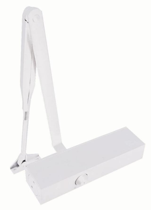 Türschließer für alle Profile DORMA - Standardarm - Öffnungsbremse - Kraft 2/4 - Weiß - 27112211