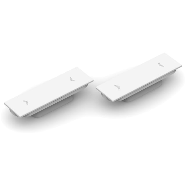 Argenta - Türmagnet Magnotica Pro se, 73 x 22 mm, Abdeckkappe rechteckig, Zamak weiß