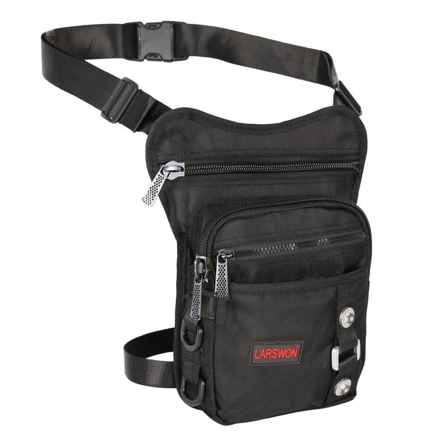 Oberschenkeltasche Wasserdicht Für Motorrad & Outdoor, Schwarz