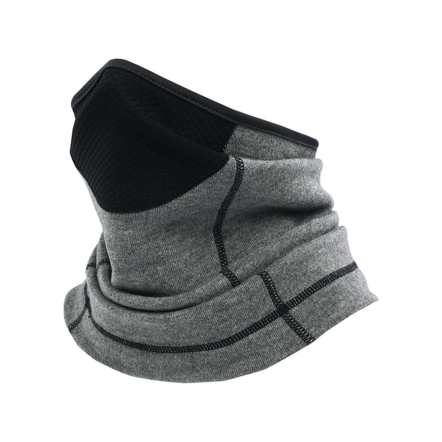 Schlauchschal Damen Herren Grau, Warm & Atmungsaktiv, Winddicht, Für Outdoor