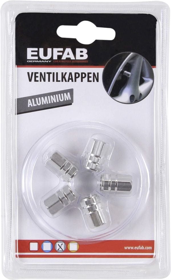 Ventilkappe 5er Set Chrom - Eufab