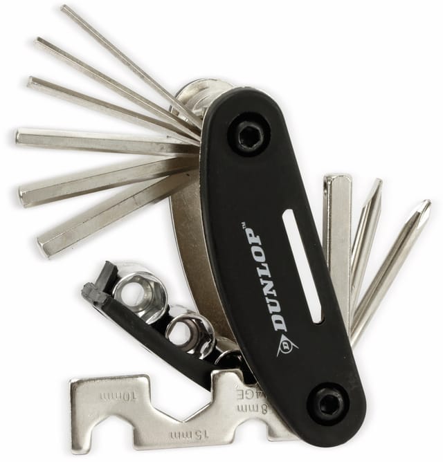 Fahrradwerkzeug-Set, 15-teilig - Dunlop