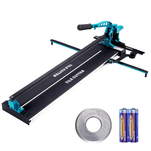 Fliesenschneider Mit Einer Gesamtschnittlänge Von 1200mm, Schnittstärke 4-15mm Mindest. Schnittbreite 25mm Fliesenschneidmaschine Inkl. Extra Schneidrad Fliesenverlegungs-& Renovierungsprojekten - Vevor