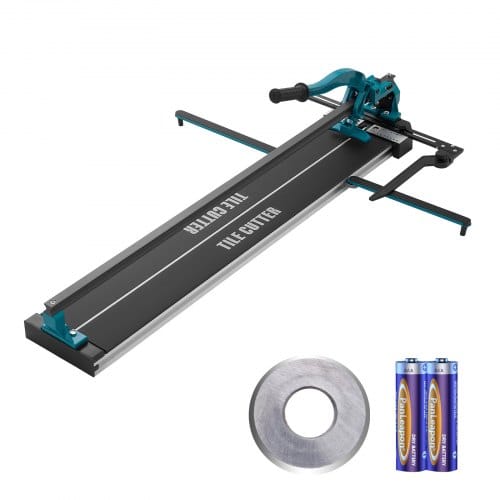 Fliesenschneider Mit Einer Gesamtschnittlänge Von 1000mm, Schnittstärke 4-15mm Mindest. Schnittbreite 25mm Fliesenschneidmaschine Inkl. Extra Schneidrad Fliesenverlegungs-& Renovierungsprojekten