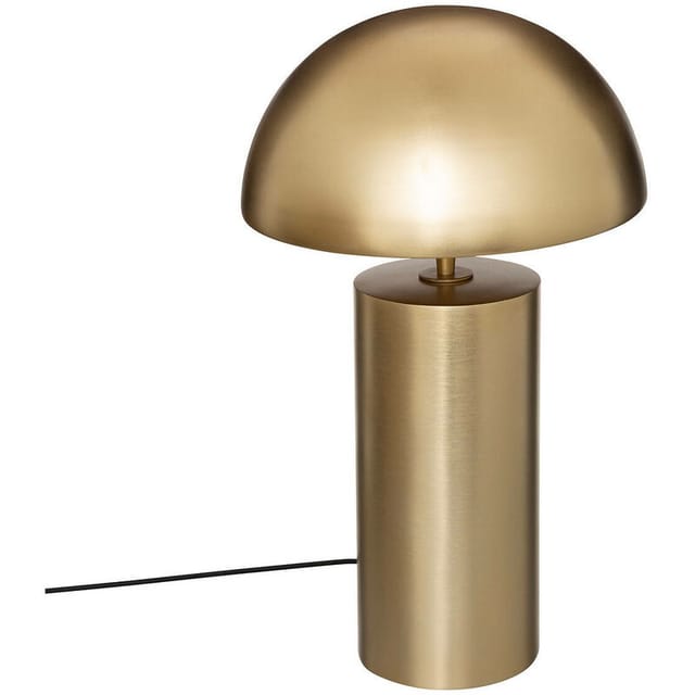 Goldene Tischlampe champi, Pilzform, h. 50 cm