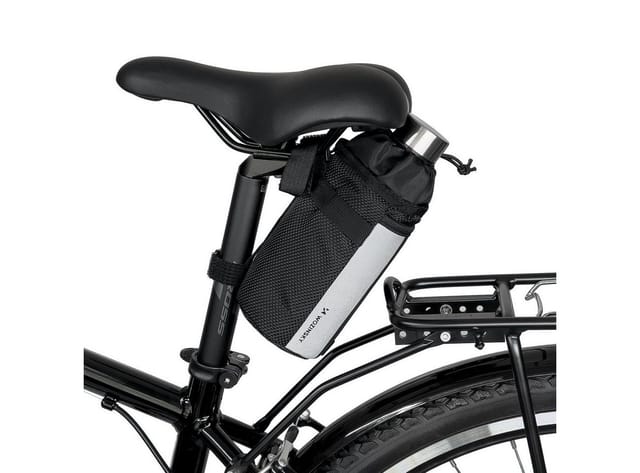 Thermo-Flaschentasche für Fahrrad oder Roller 1 l schwarz