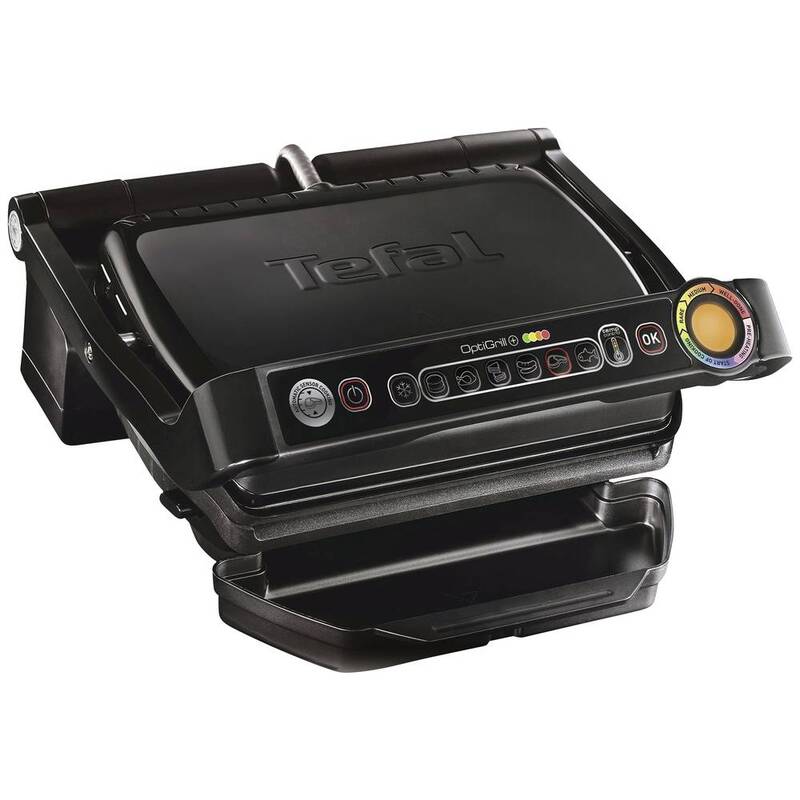 [gebraucht] B-ware Tefal Gc7128 Optigrill+ Elektro Kontaktgrill 2000w Antihaft 330x200mm Schwarz