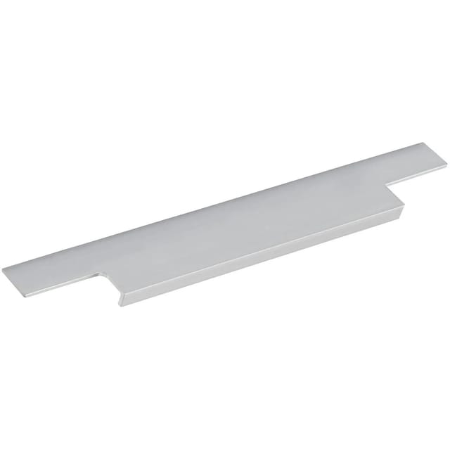 Furnipart - Griffleiste Trim 195mm - Griff flach zum Einnuten, Aluminium Edelstahl-Effekt