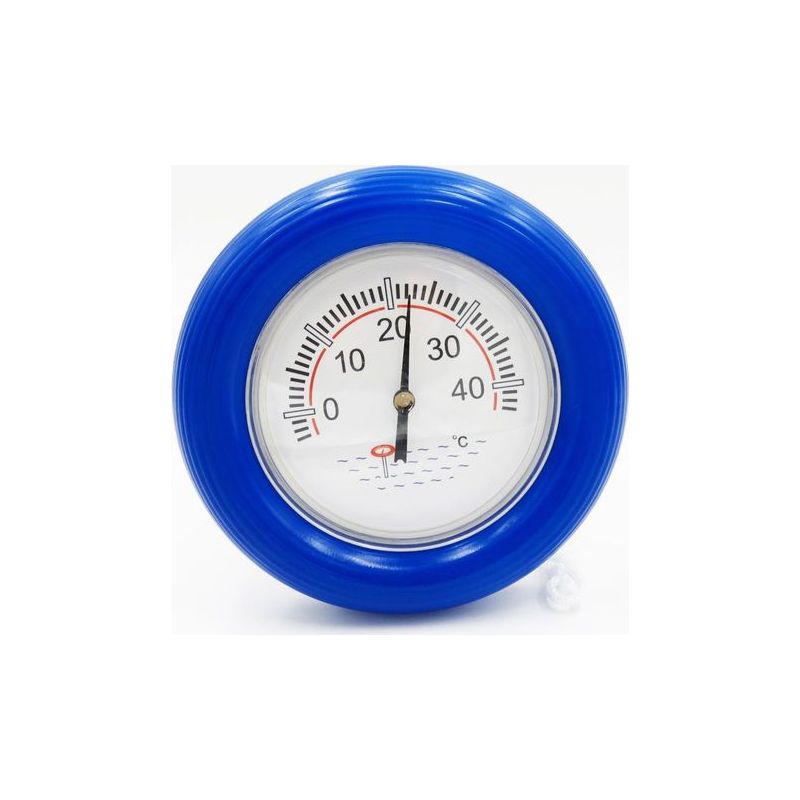 Schwimmendes Poolthermometer – Aufblasbare Bojenform, 18,5 Cm Durchmesser, Gut Lesbares Display, Wasserdicht Und Wetterfest