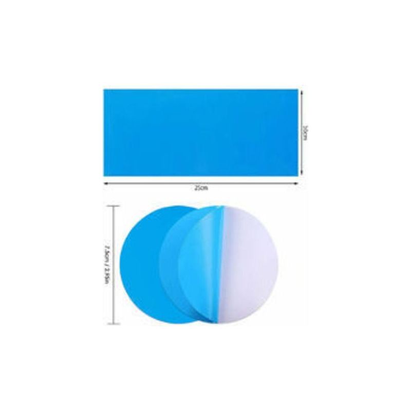 Poolfolien-reparaturset – 20 Selbstklebende Pvc-flicken Für Aufstell- Und Einbaupools, Wasserdicht Und Uv-beständig