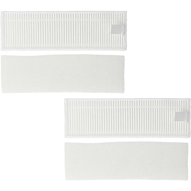 Filter-Set kompatibel mit Xiaomi Mijia G1 Saugroboter - 4x Ersatz-Filter (HEPA-Filter, Schwammfilter) - Vhbw