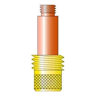 TRAFIMET Spannhülsengehäuse Gaslinse D:3,2,45V27 10 Stk