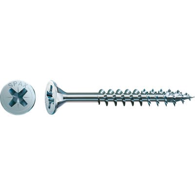 Spax - Universalschraube, 5 x 70 mm, 200 Stück, Teilgewinde, Senkkopf, Kreuzschlitz Z2, 4CUT, wirox - 0291010500705