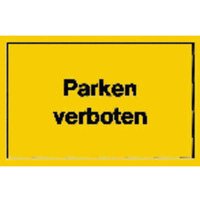 Verbotsschild 400x250mm Parken verboten Bild 2
