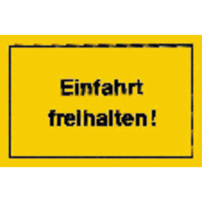 Verbotsschild 300x200mm Einfahrt Freihalten