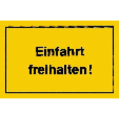 Verbotsschild 300x200mm Einfahrt Freihalten