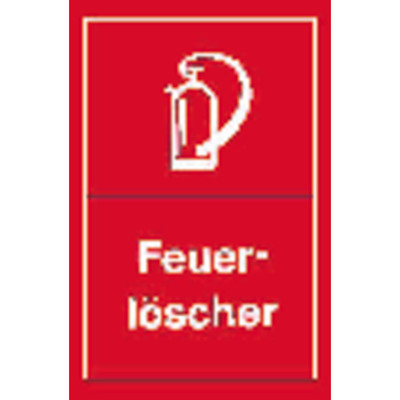 Warnschild 250x150mm Feuerlöscher