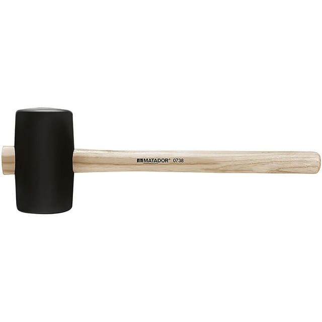 Gummihammer, din 5128 a, gerade, 1150 g, 140x90 m