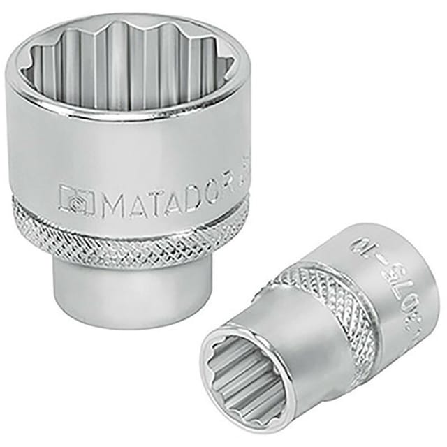 Steckschlüssel-Einsatz, 12-kt., 12,5 mm (1/2'): 3/8' a