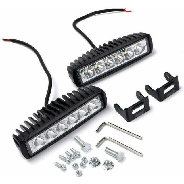 Led-scheinwerfer, 12 V, 2 Stück, 18 W, 16 Cm, Spot-projektor, Arbeitslicht, Led-scheinwerfer Mit Großer Reichweite, Led-motorrad, Auto, Led-bar-arbeitsscheinwerfer, Arbeitslampe Für Lkw