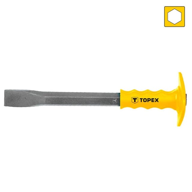 Flachmeißel Ø19mm mit Handschutz 300 mm
