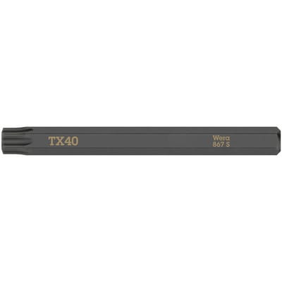 Wera - 05018170001 Bit 867 s torx 40 x 70 mm 1/4 torx 40 Länge 70 mm