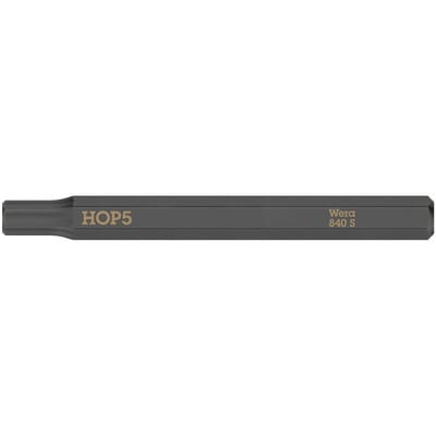 Wera - 05018152001 Bit 840 s Hex-Plus 5,0 x 70 mm 1/4 5,0 Länge 70 mm