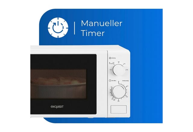 Mikrowelle mw 900-030 700 w weiss 20 l freistehend 10,2 kg Glas, Edelstahl Glühbirne