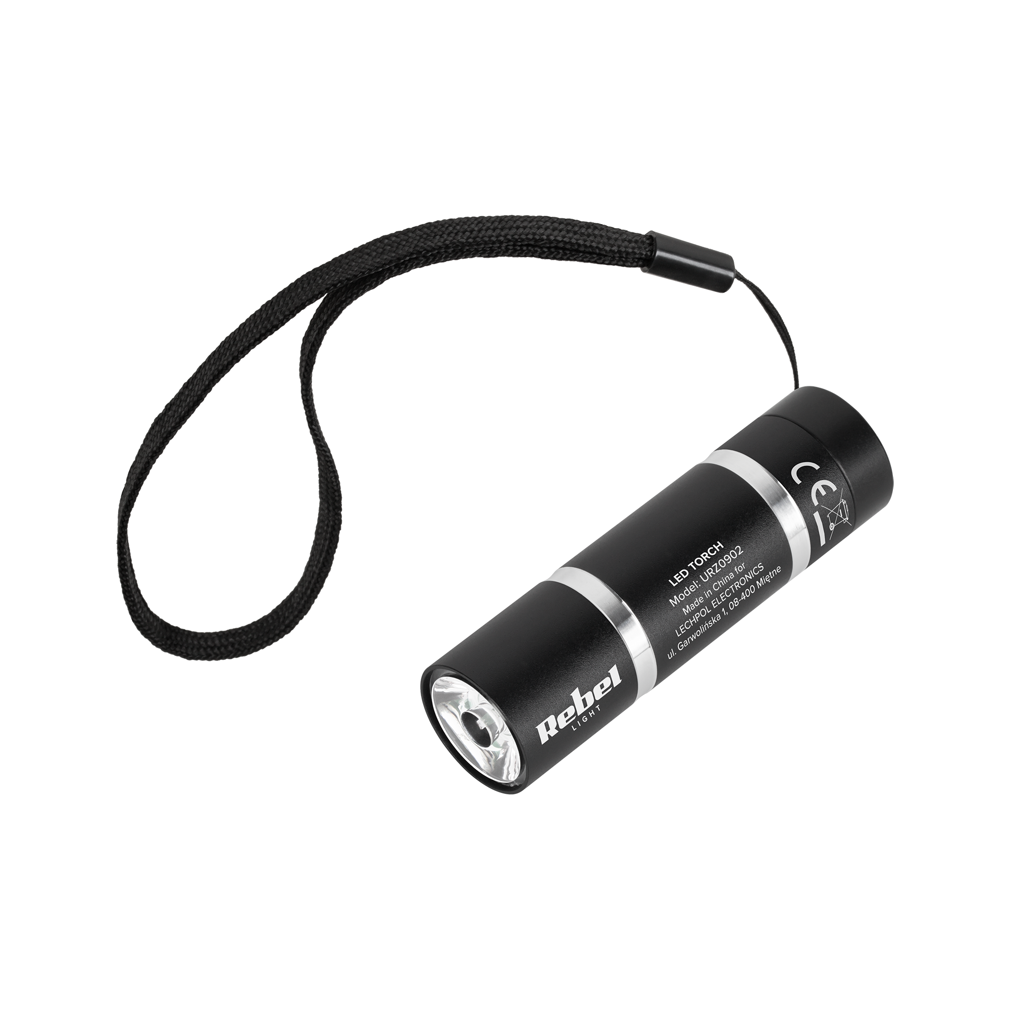 Rebel 1W 3xAAA Aluminium-Taschenlampe mit LED-Beleuchtung