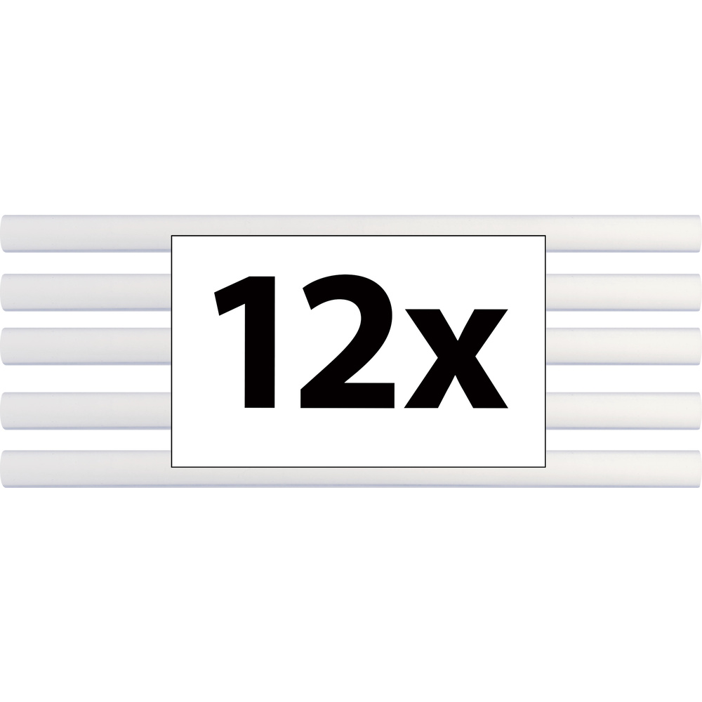 TC-7200X12T Heißklebesticks 7 mm 100 mm Transparent 60 g 12 St. - Toolcraft