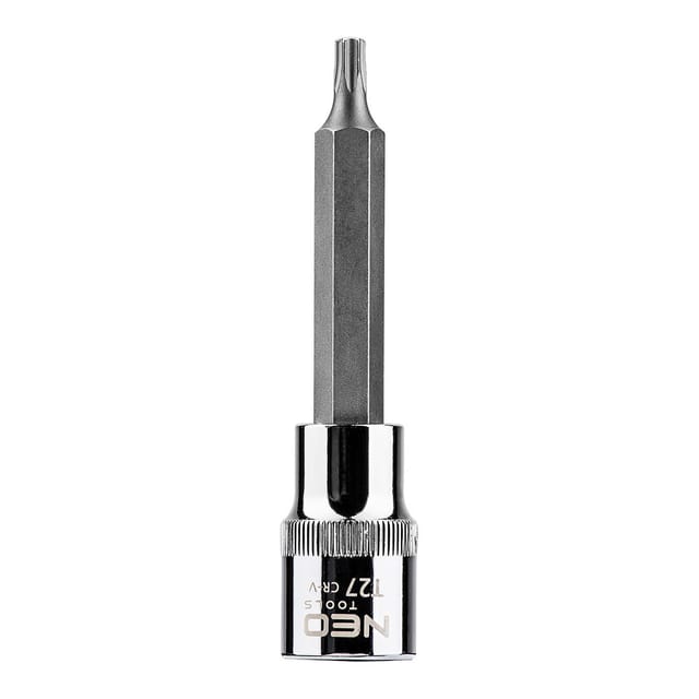 1/2" Stecknuss mit Innensechsrund Bit lang T45x100 mm