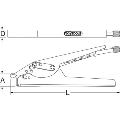 Kabelbinder-Pistole, 2,4 - 9,0 mm