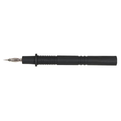 4,0 mm Eingangsbuchse auf Prüfspitze, schwarz