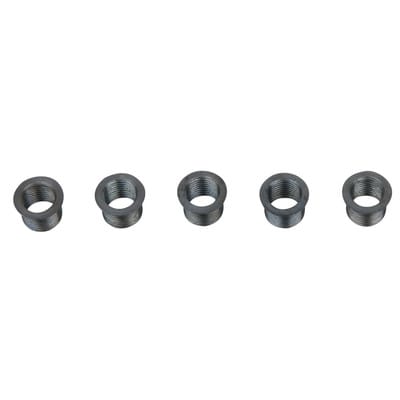 Gewindebuchse m.Bund L=9mm,IG=M18x1,5/AG=M20x1,5, 5er Pack