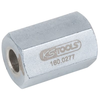 Mutter, Außensechskant 19 mm, Innendurchmesser 6 mm