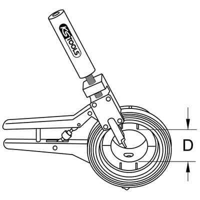 Abstech- und Anfasgrundgerät 110 mm