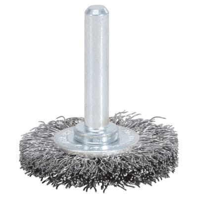 Rostfreie Stahldrahtbürstenscheibe 0,3mm, Ø 75mm