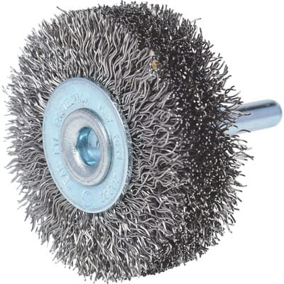 Rostfreie Stahldrahtbürstenscheibe 0,3mm, ø 50mm