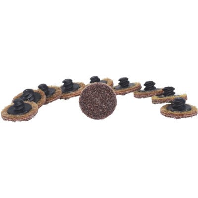 Ersatz-Schleifpads, Ø26,7mm, Körnung 80, 10er Pack