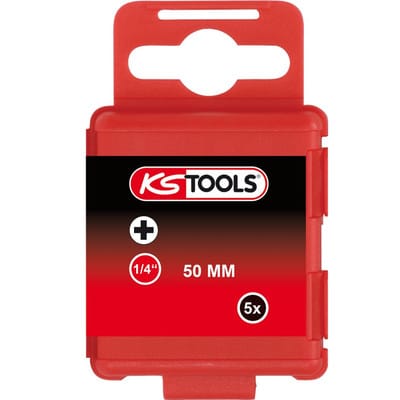 1/4' Bit ph, 50mm, PH1, 5er Pack
