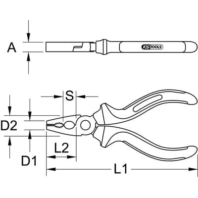 TITANplus Kombinationszange, 160mm